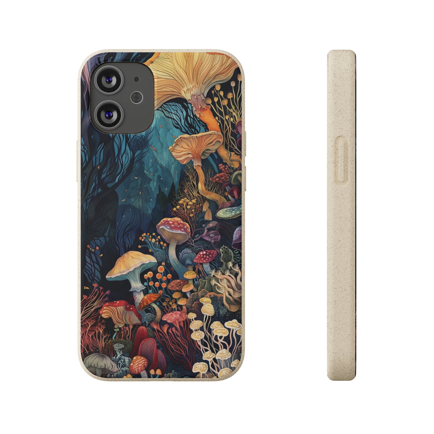 Mushroom Forest Biodegradable Phone Case | iPhone / Samsung