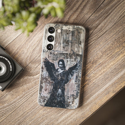 Vhils inspired Gothic Dark Angel Phone Case