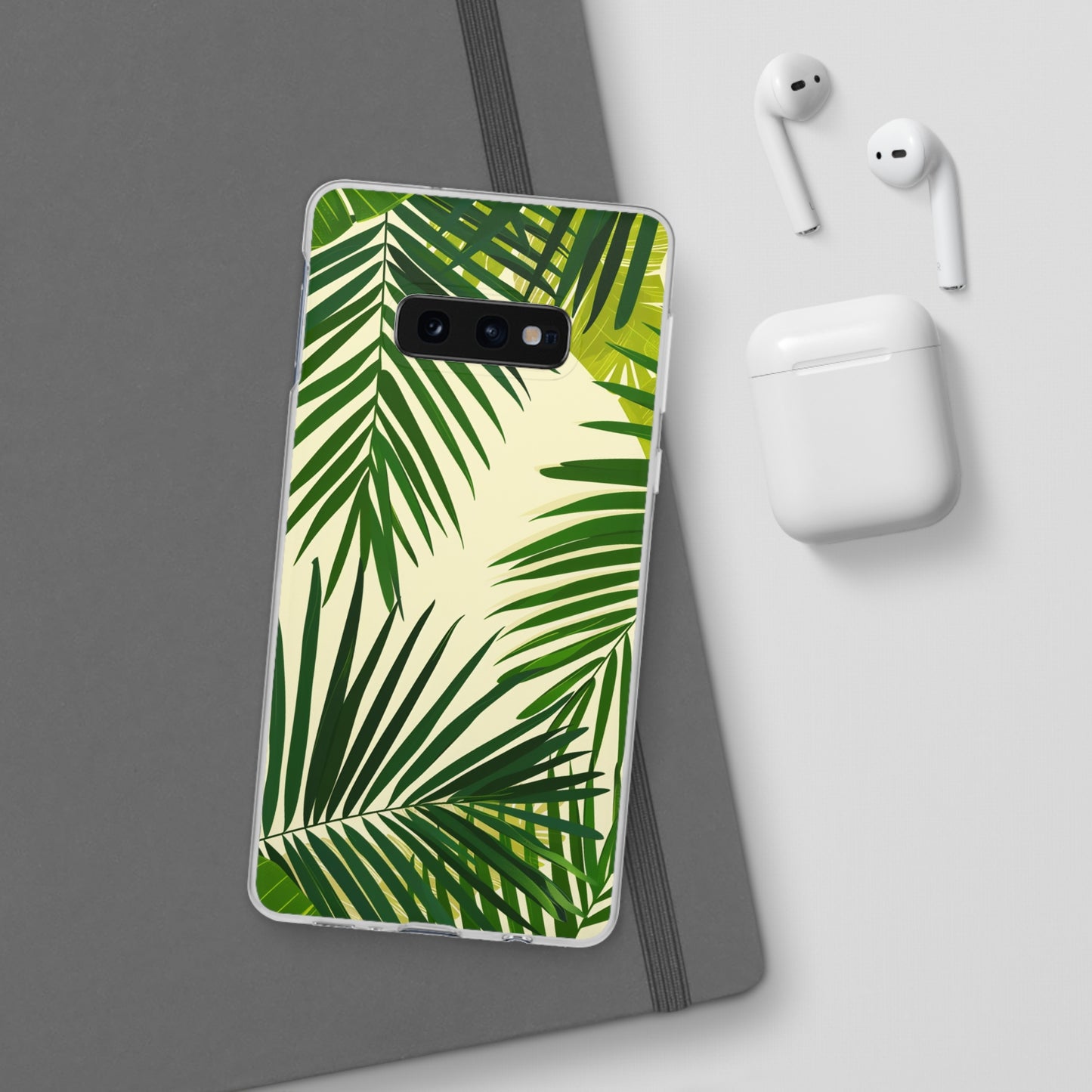 Green Leaves Pattern Phone Case | iPhone / Samsung