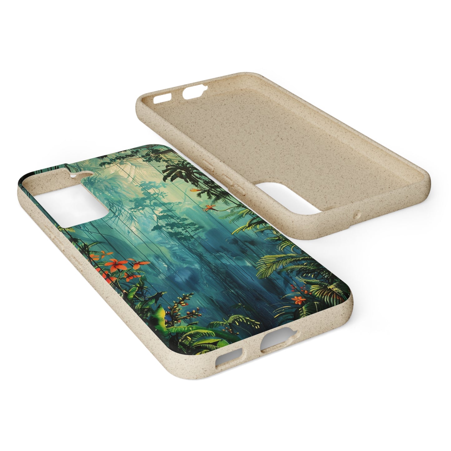 Rain Forest Clearing Scene Biodegradable Phone Case | iPhone / Samsung