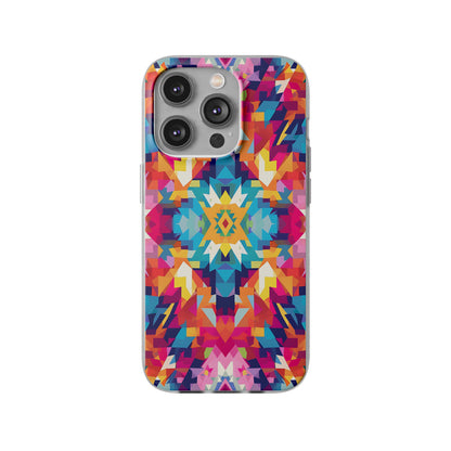 Maya Hayuk  inspired bold, colourful  pattern Phone Case