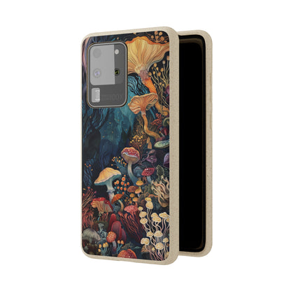 Mushroom Forest Biodegradable Phone Case | iPhone / Samsung