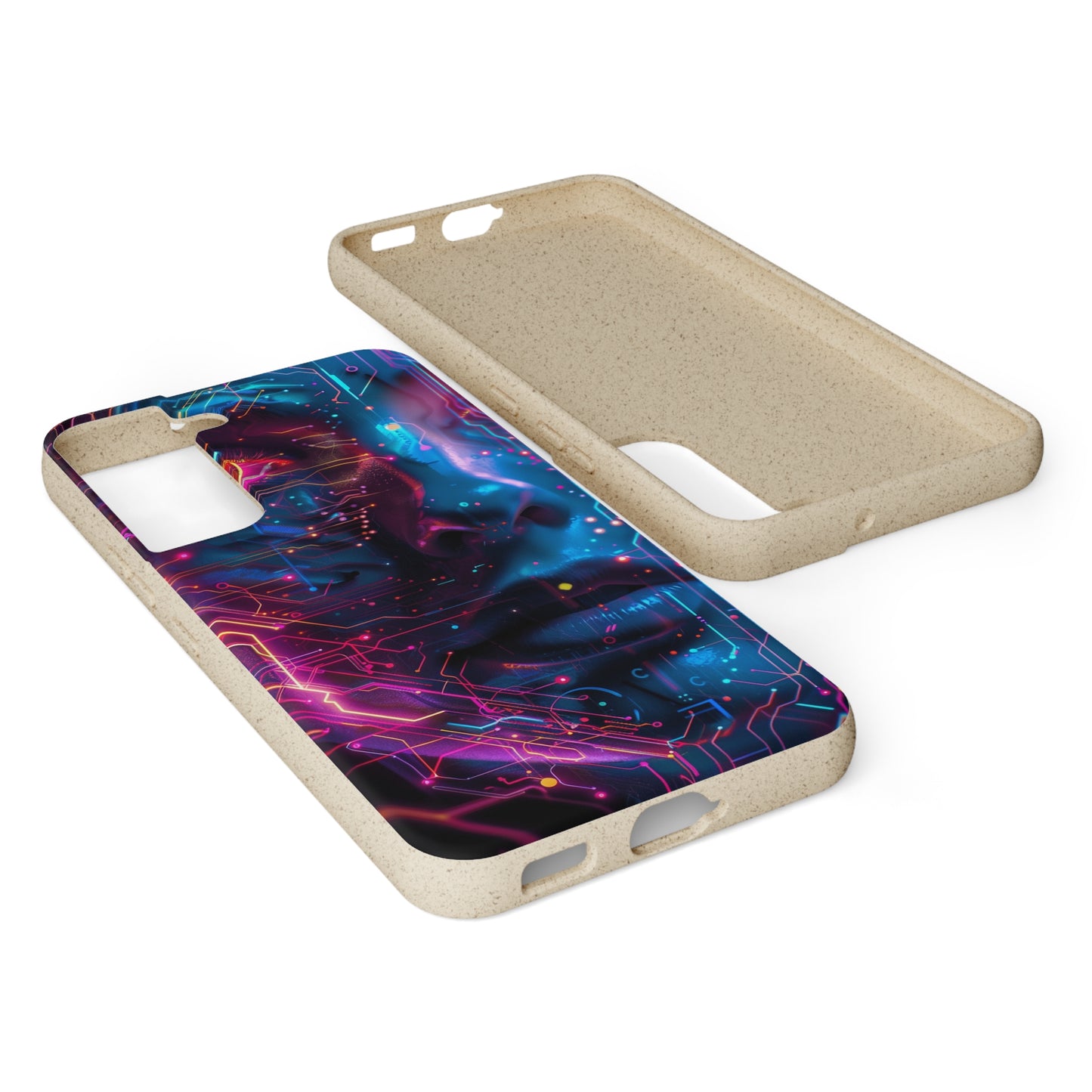 Cyberpunk woman Biodegradable Phone Case | iPhone / Samsung