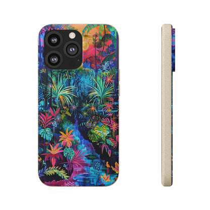 Colourful Rain Forest Biodegradable Phone Case | iPhone / Samsung