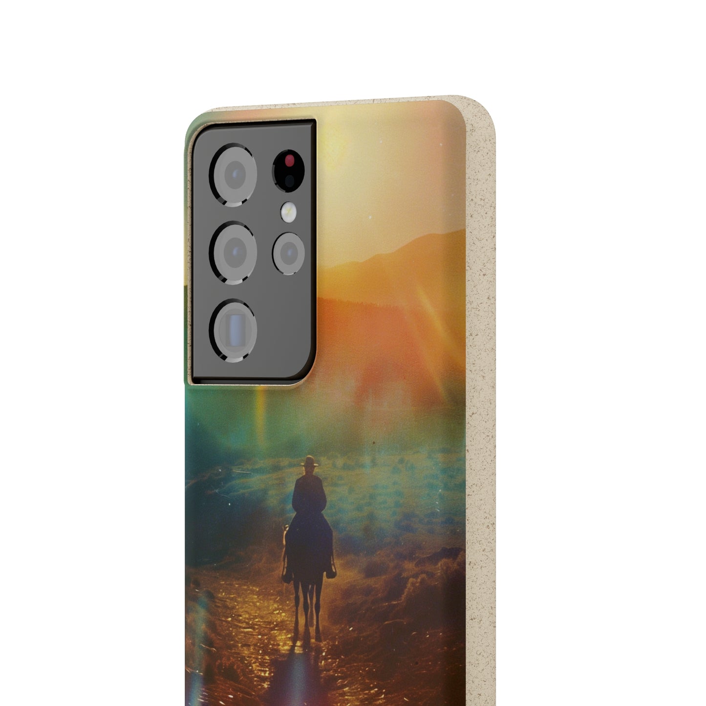 Horse rider cinematic Biodegradable Phone Case | iPhone / Samsung