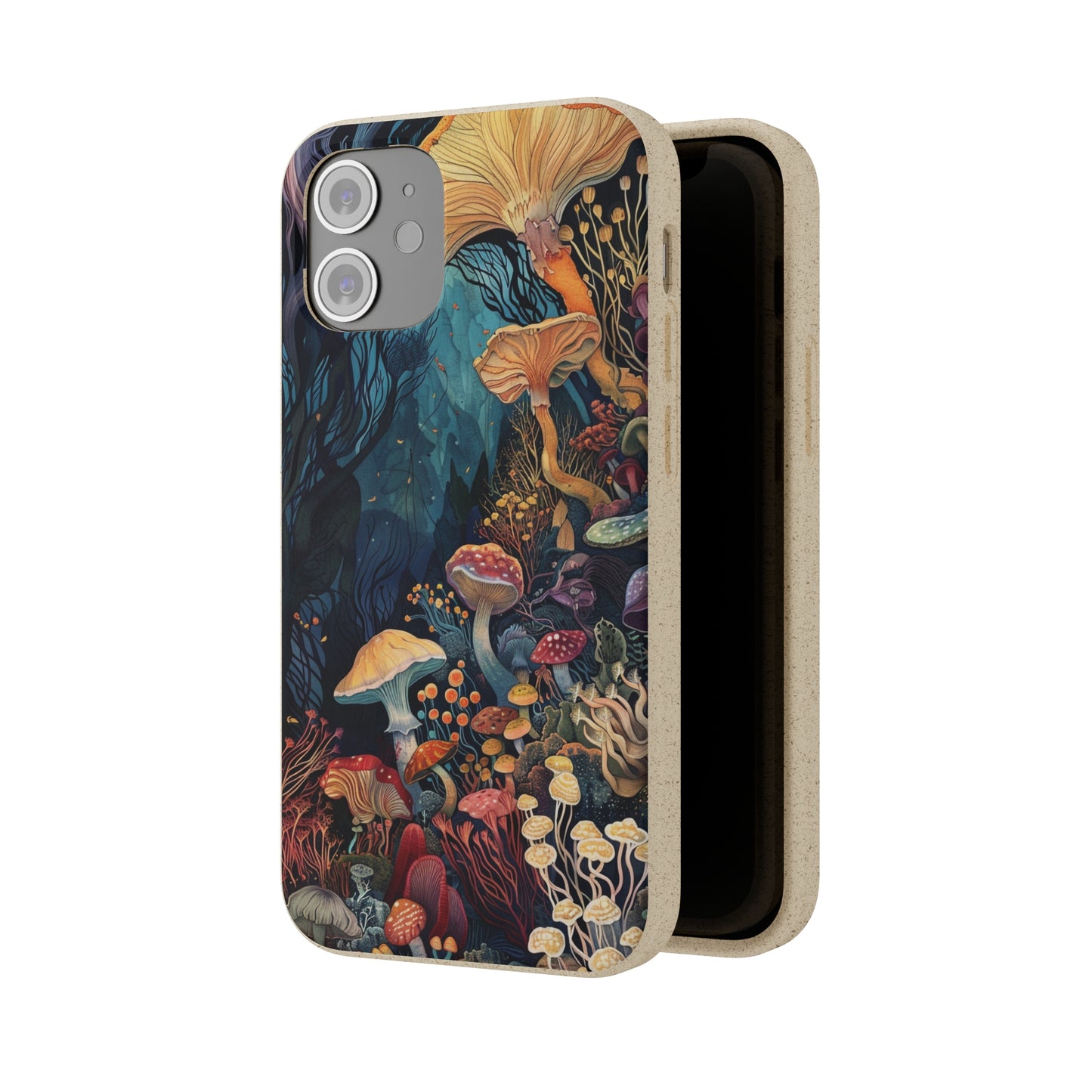 Mushroom Forest Biodegradable Phone Case | iPhone / Samsung