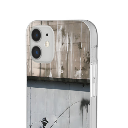 Banksy inspired man fishing | iPhone/Samsung | Slimline Phone Case