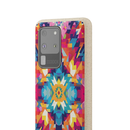 Bold, colourful pattern Biodegradable Phone Case | iPhone / Samsung