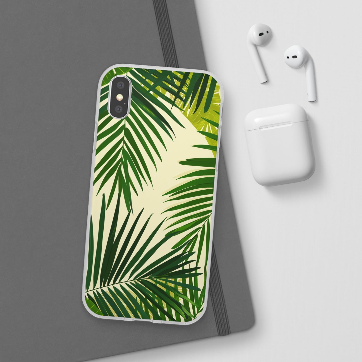 Green Leaves Pattern Phone Case | iPhone / Samsung