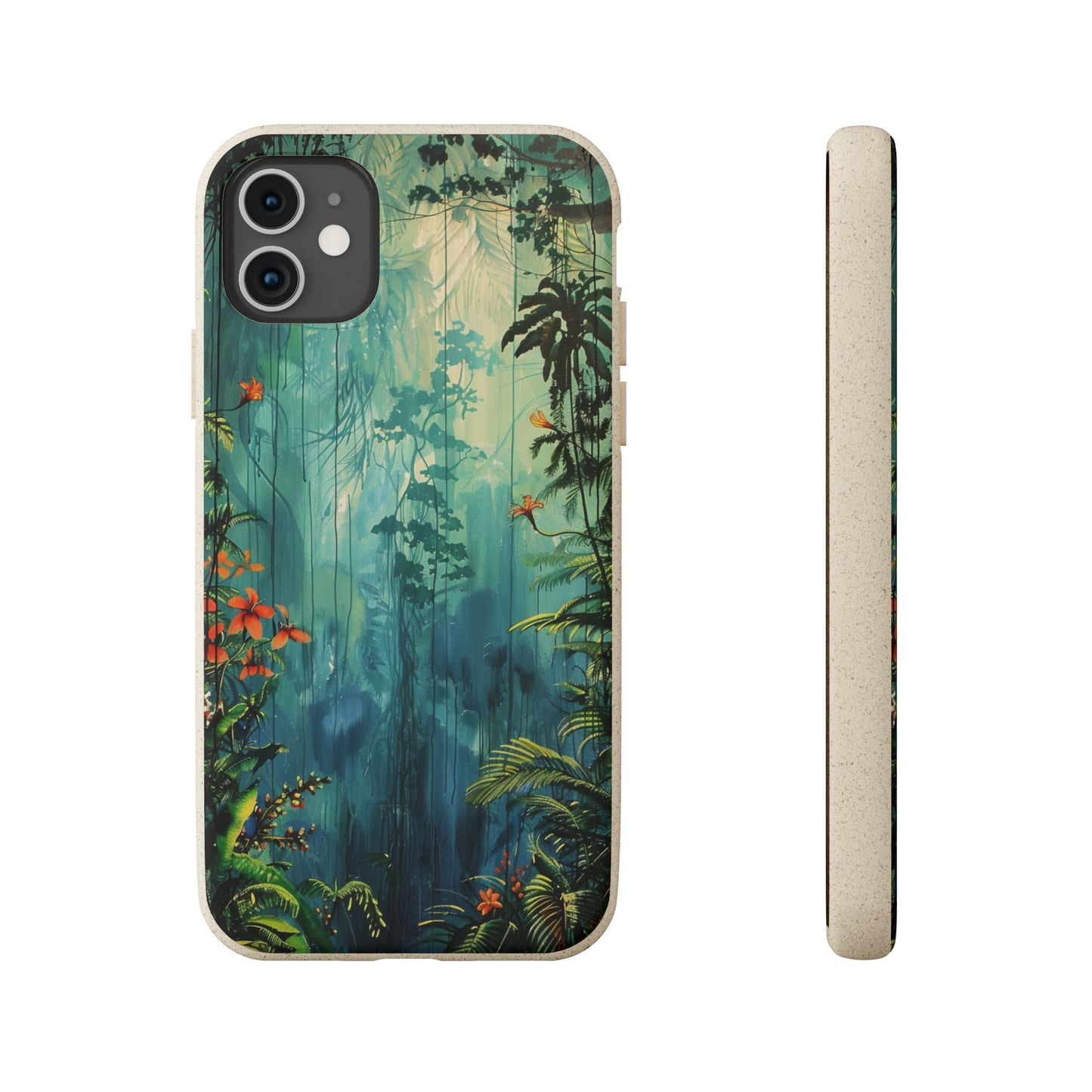 Rain Forest Clearing Scene Biodegradable Phone Case | iPhone / Samsung