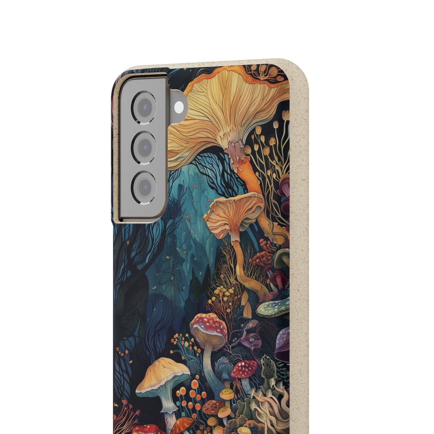 Mushroom Forest Biodegradable Phone Case | iPhone / Samsung