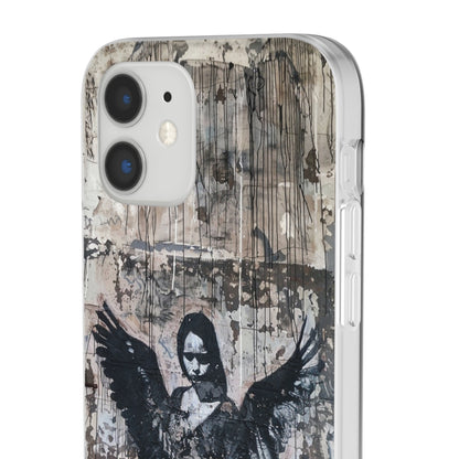 Vhils inspired Gothic Dark Angel Phone Case