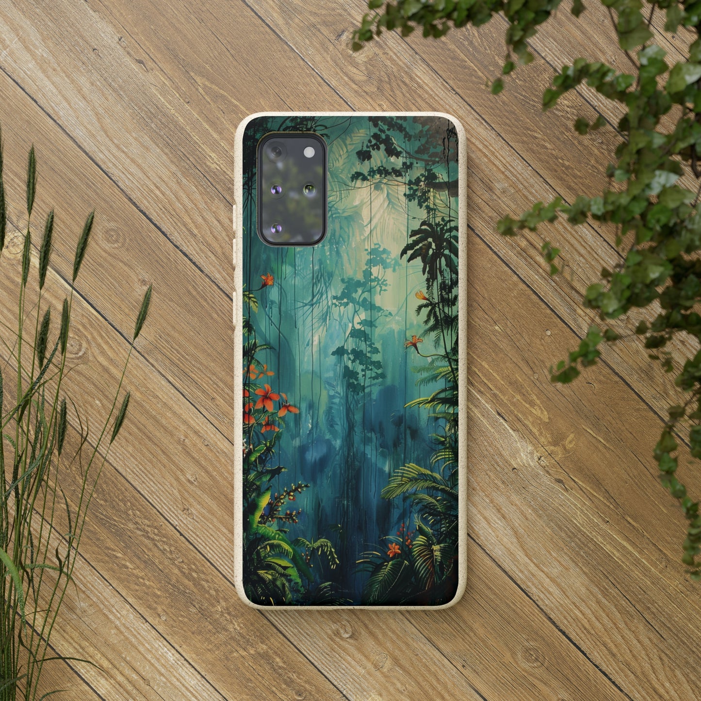 Rain Forest Clearing Scene Biodegradable Phone Case | iPhone / Samsung