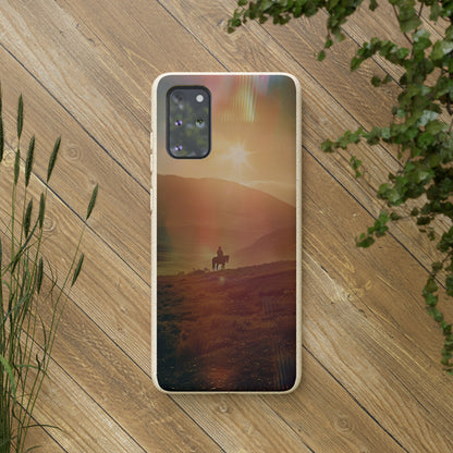 Horse rider cinematic Biodegradable Phone Case | iPhone / Samsung