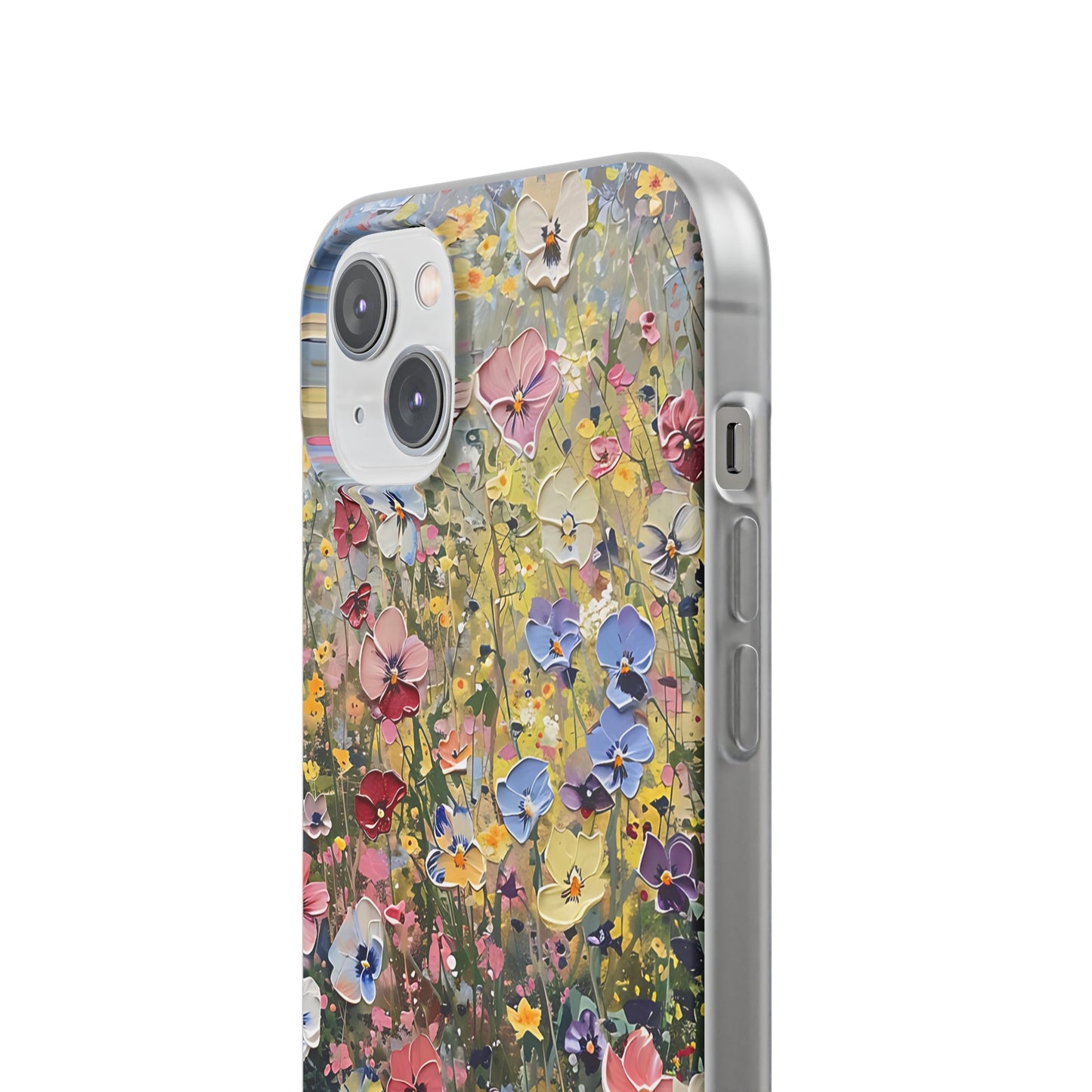 Damien Hirst Inspired Oil on Canvas Flowers | iPhone/Samsung | Slimline Phone Case