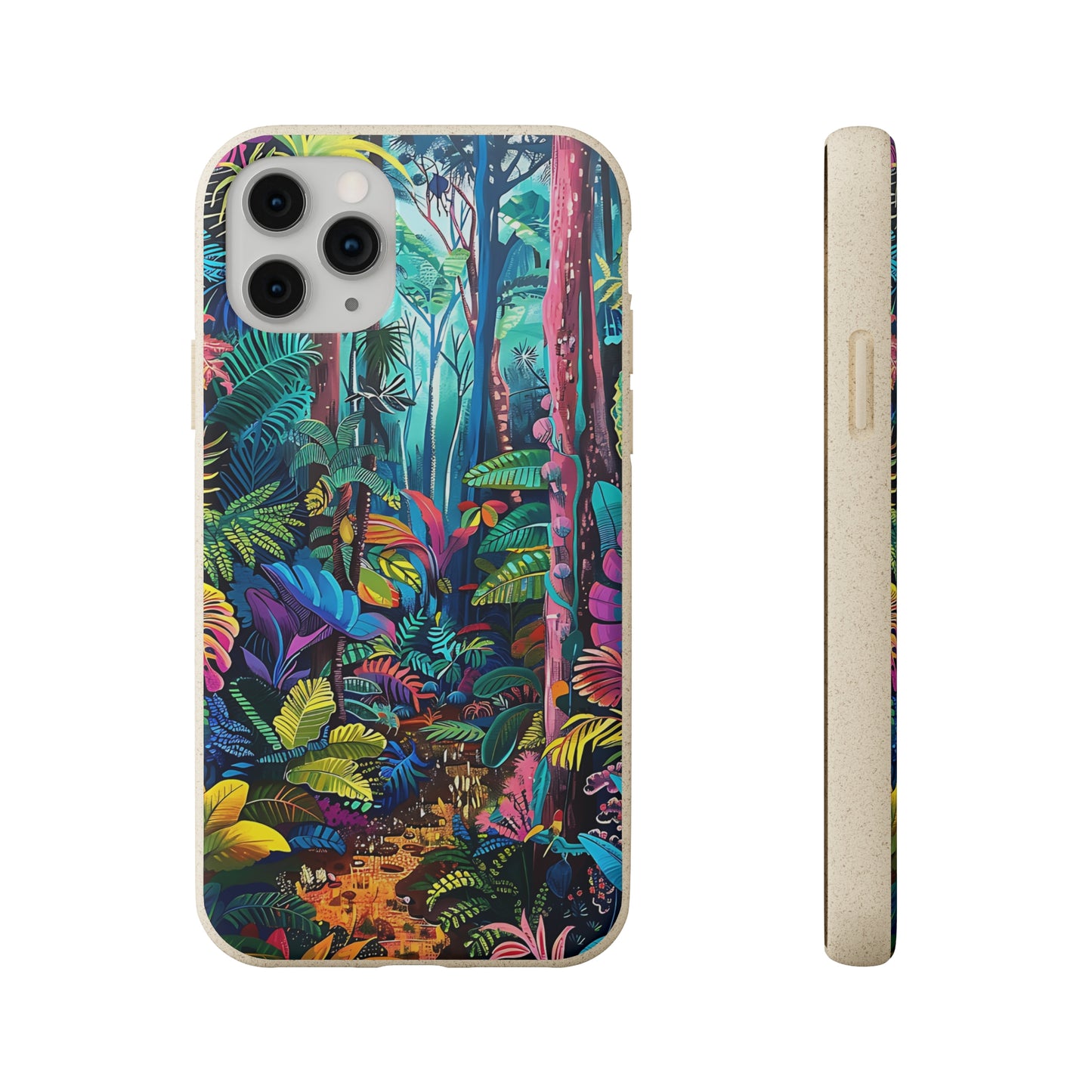 Colourful Rain Forest Biodegradable Phone Case | iPhone / Samsung