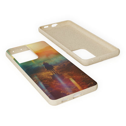 Horse rider cinematic Biodegradable Phone Case | iPhone / Samsung