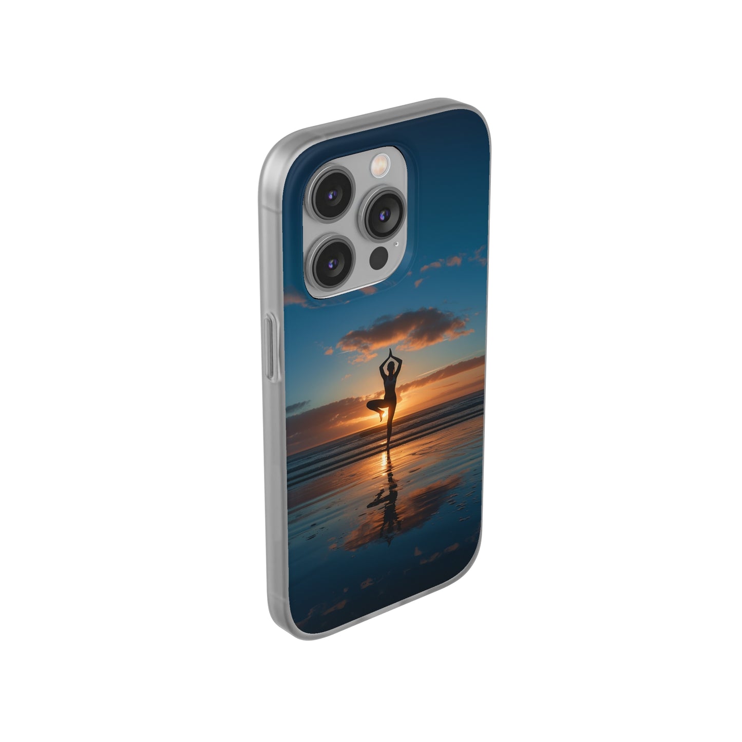 Yoga on the beach Phone Case | iPhone / Samsung