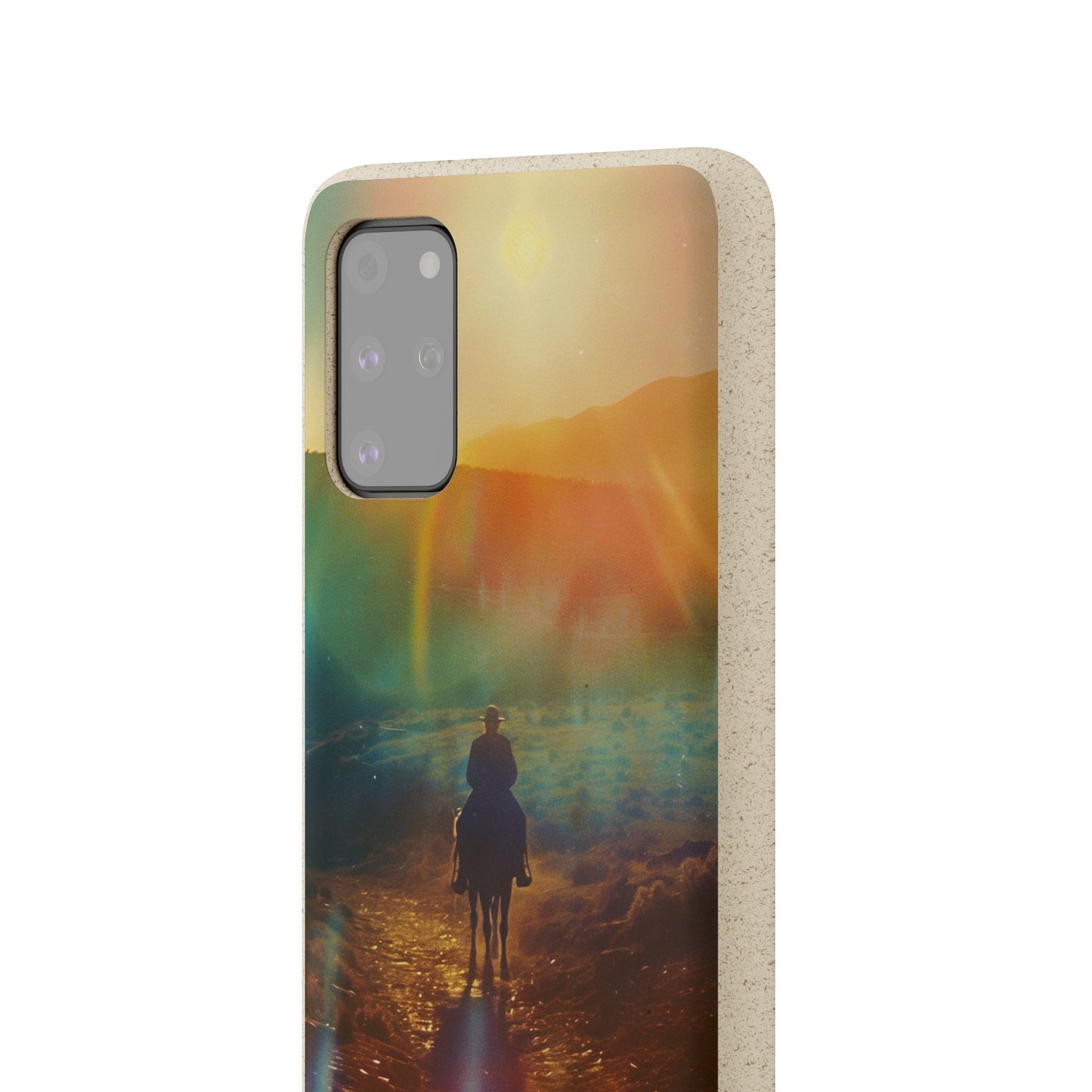 Horse rider cinematic Biodegradable Phone Case | iPhone / Samsung