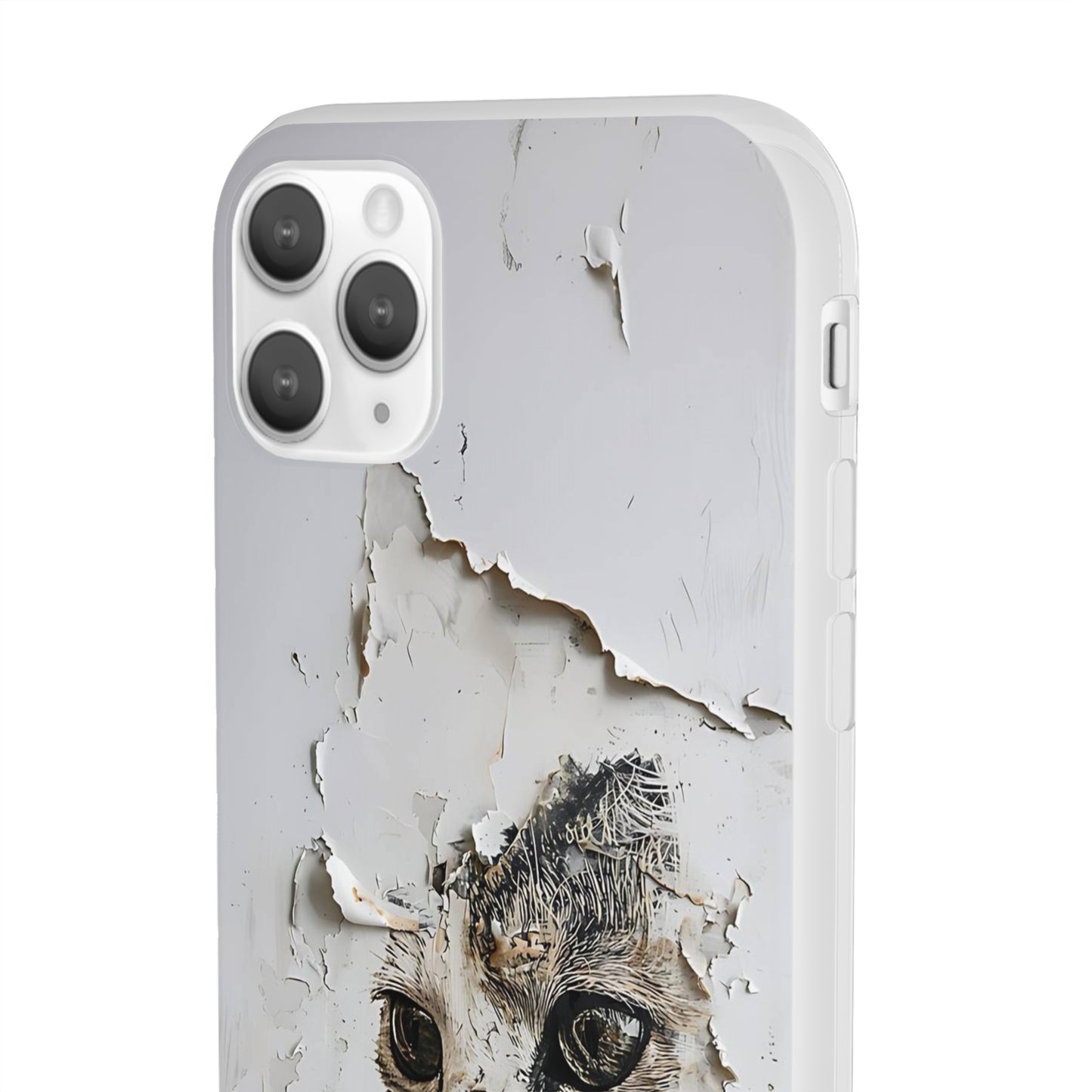 Vhils inspired Cat Phone Case | iPhone / Samsung