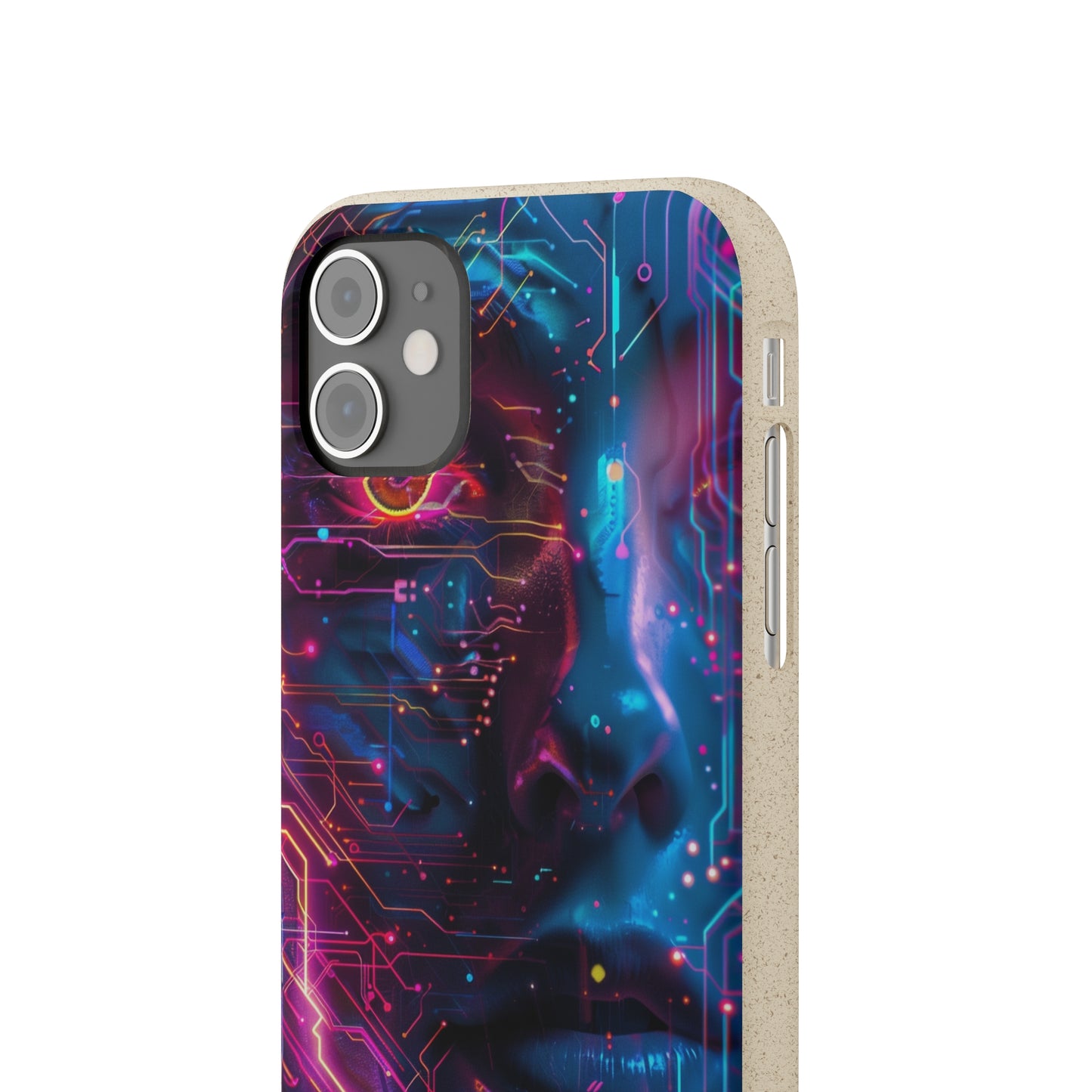 Cyberpunk woman Biodegradable Phone Case | iPhone / Samsung