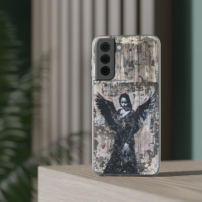 Vhils inspired Gothic Dark Angel Phone Case