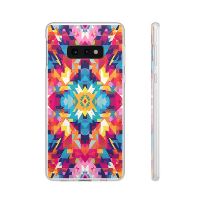 Maya Hayuk  inspired bold, colourful  pattern Phone Case