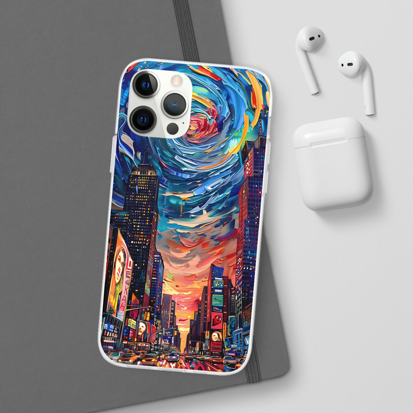 Van Gogh inspired City scene | iPhone/Samsung | Slimline Phone Case