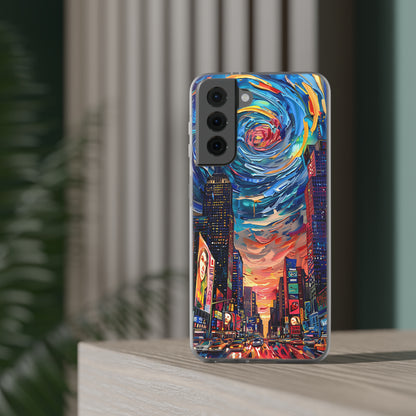 Van Gogh inspired City scene | iPhone/Samsung | Slimline Phone Case