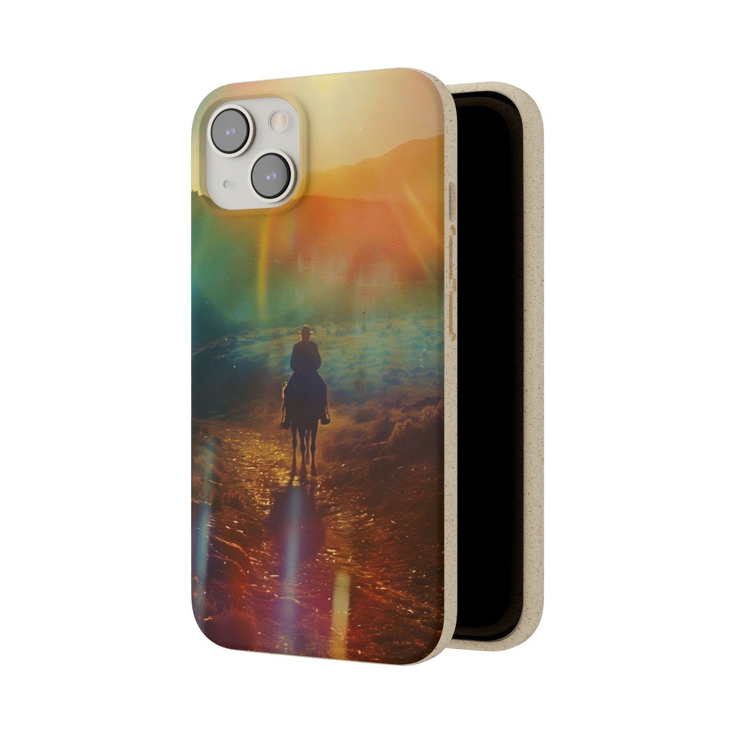 Horse rider cinematic Biodegradable Phone Case | iPhone / Samsung