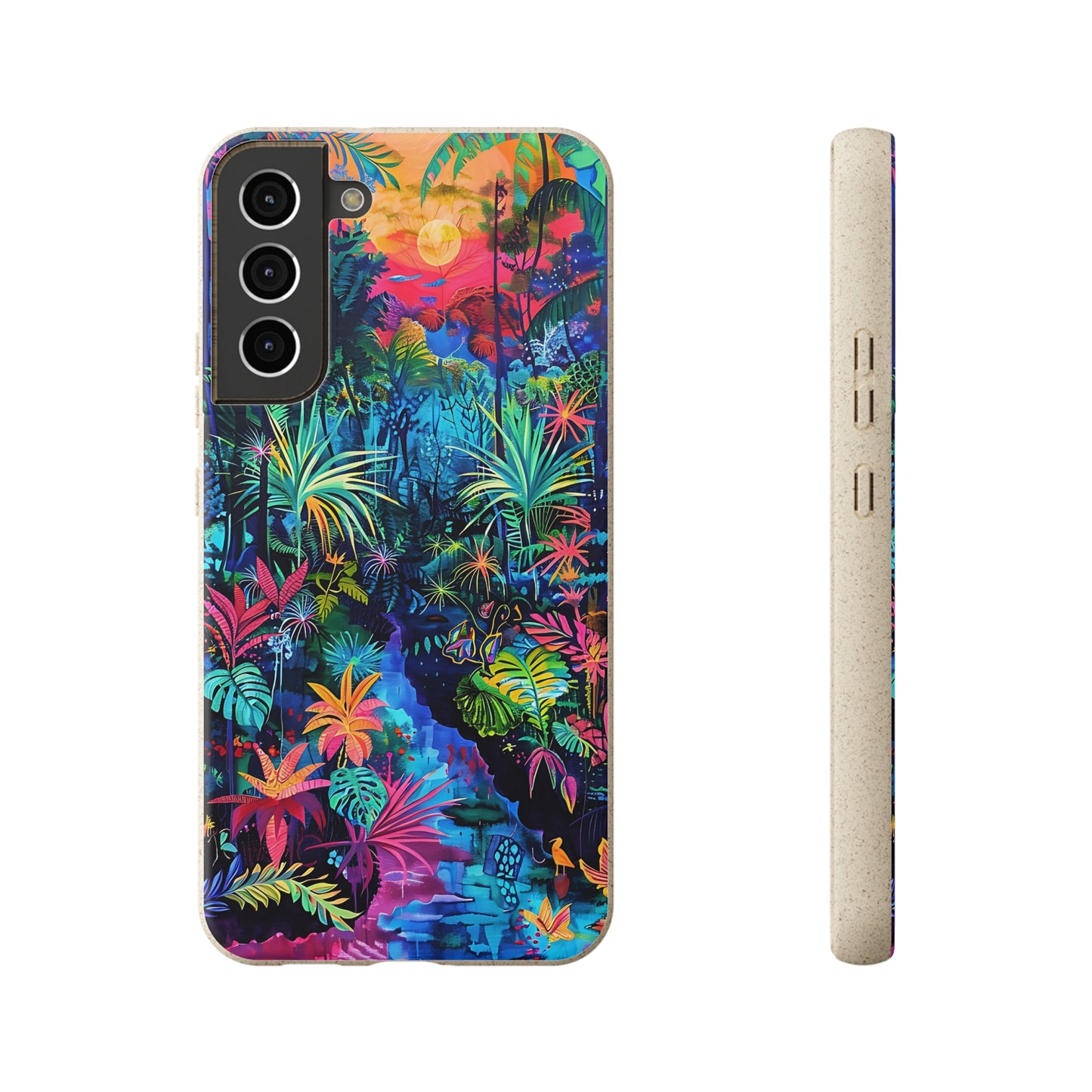 Colourful Rain Forest Biodegradable Phone Case | iPhone / Samsung