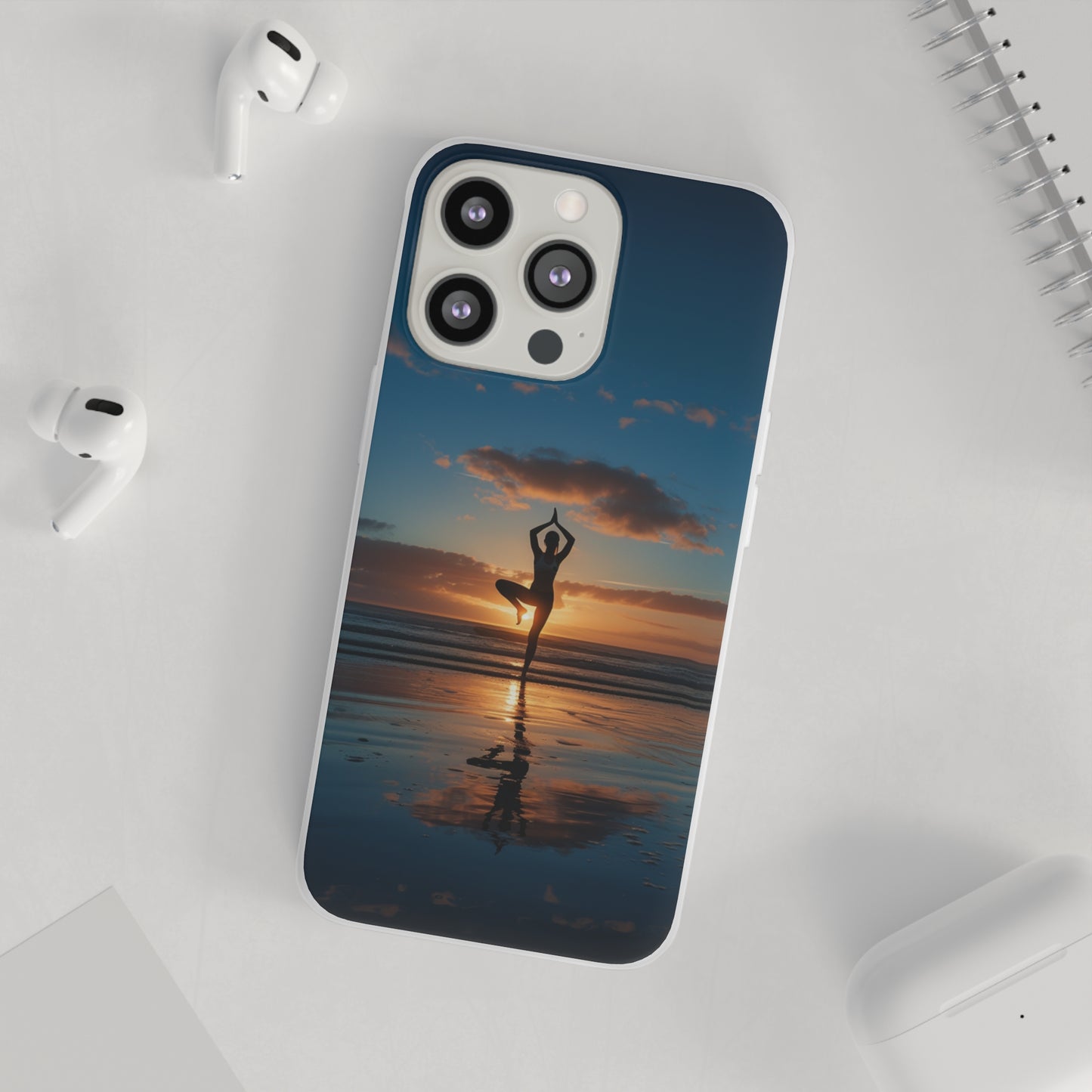 Yoga on the beach Phone Case | iPhone / Samsung