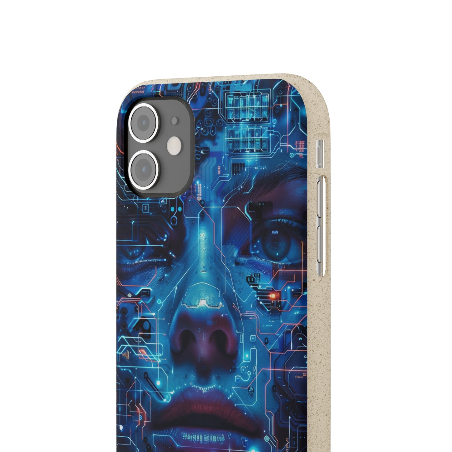 Cyberpunk woman Biodegradable Phone Case | iPhone / Samsung