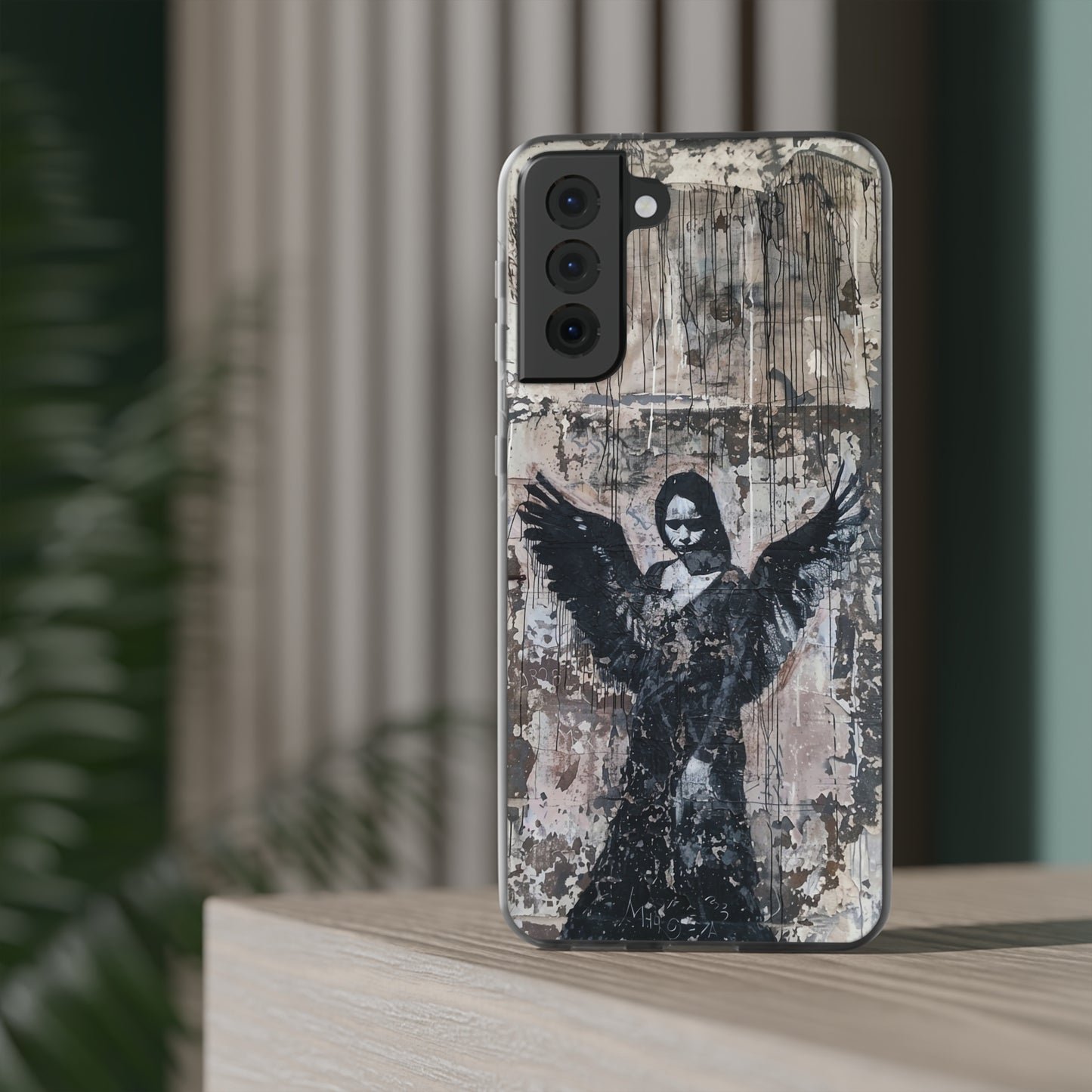 Vhils inspired Gothic Dark Angel Phone Case