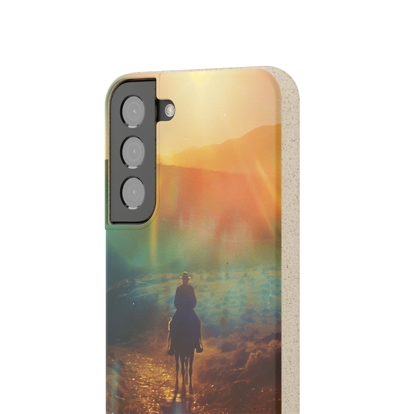 Horse rider cinematic Biodegradable Phone Case | iPhone / Samsung