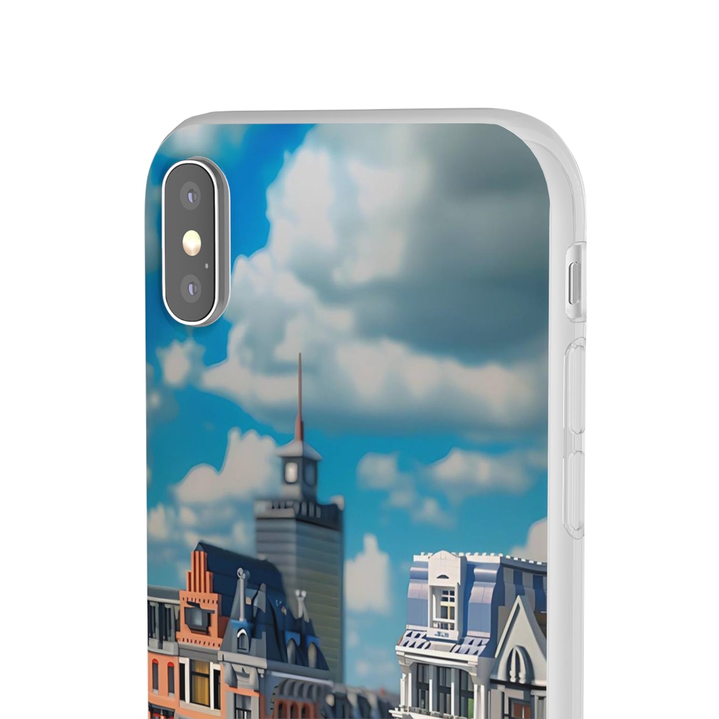 Lego style street scene protective phone case