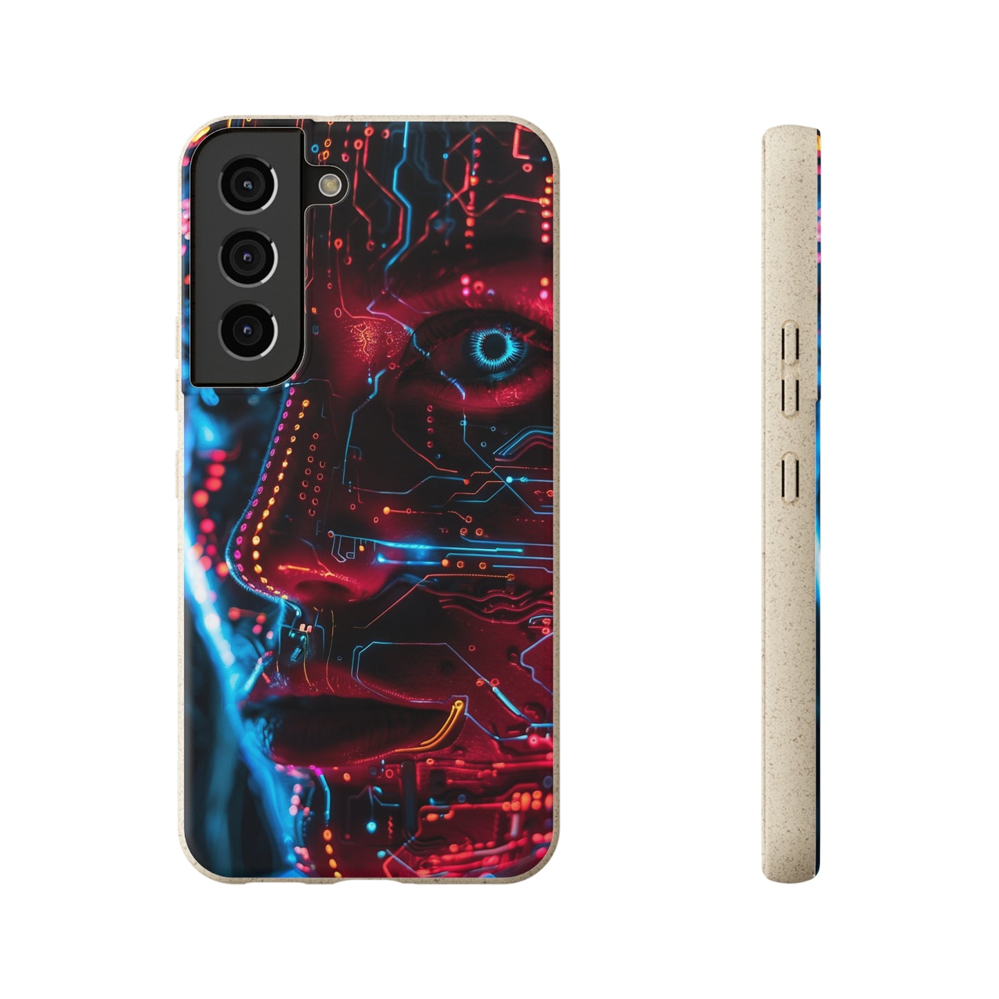 Cyberpunk woman Biodegradable Phone Case | iPhone / Samsung