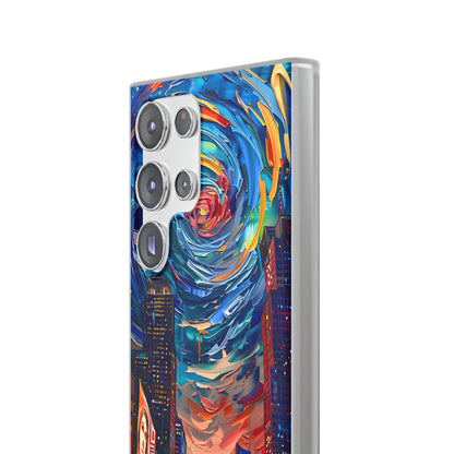 Van Gogh inspired City scene | iPhone/Samsung | Slimline Phone Case