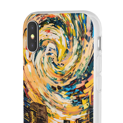 Van Gogh inspired City scene | iPhone/Samsung | Slimline Phone Case