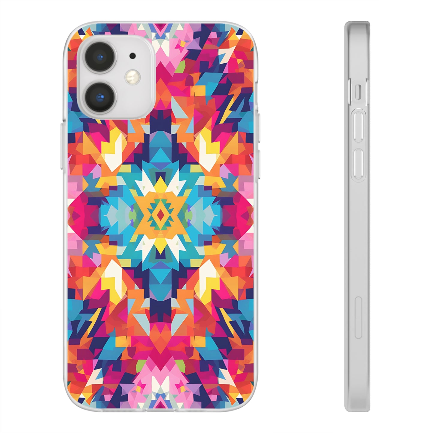 Maya Hayuk  inspired bold, colourful  pattern Phone Case