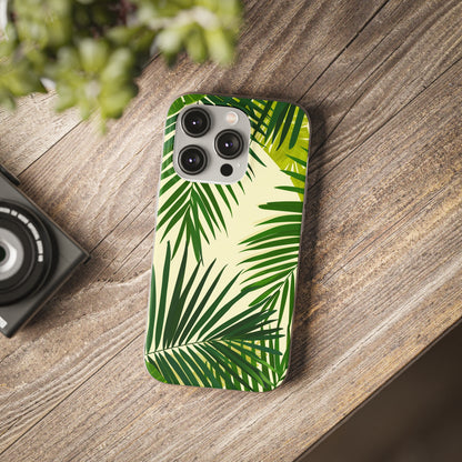 Green Leaves Pattern Phone Case | iPhone / Samsung