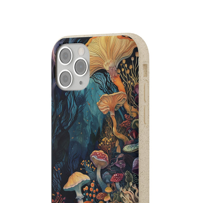 Mushroom Forest Biodegradable Phone Case | iPhone / Samsung