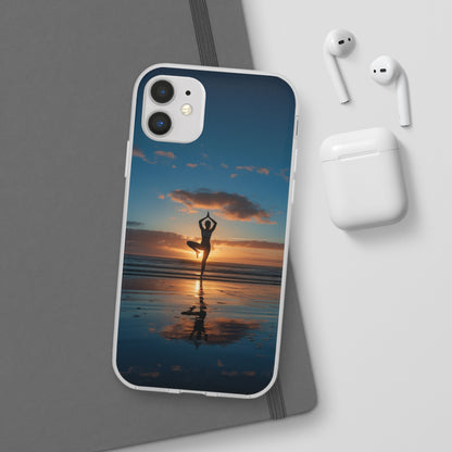 Yoga on the beach Phone Case | iPhone / Samsung