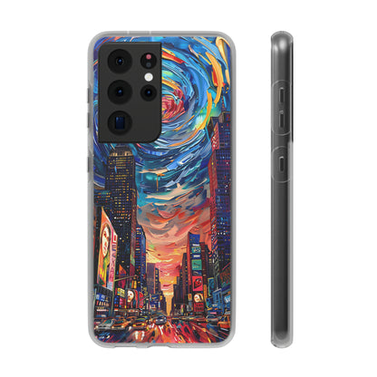 Van Gogh inspired City scene | iPhone/Samsung | Slimline Phone Case