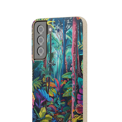 Colourful Rain Forest Biodegradable Phone Case | iPhone / Samsung