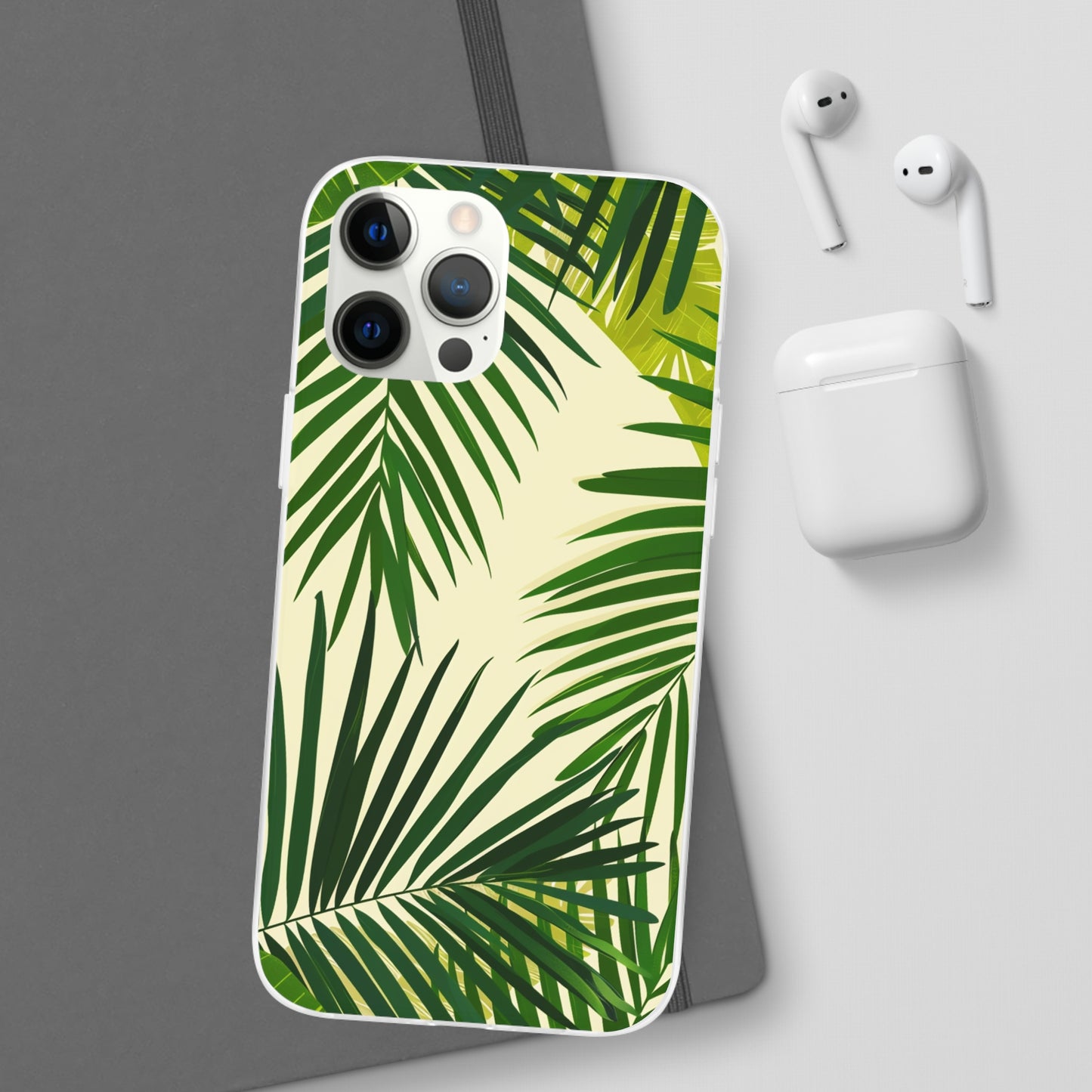 Green Leaves Pattern Phone Case | iPhone / Samsung