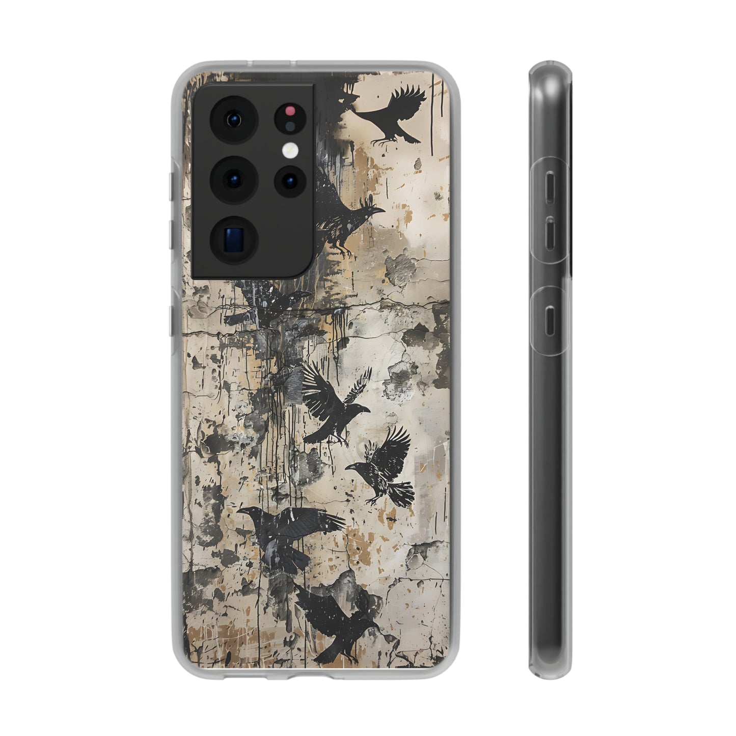 Vhils inspired birds Phone Case