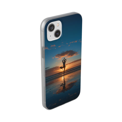 Yoga on the beach Phone Case | iPhone / Samsung