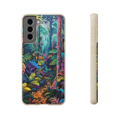 Colourful Rain Forest Biodegradable Phone Case | iPhone / Samsung