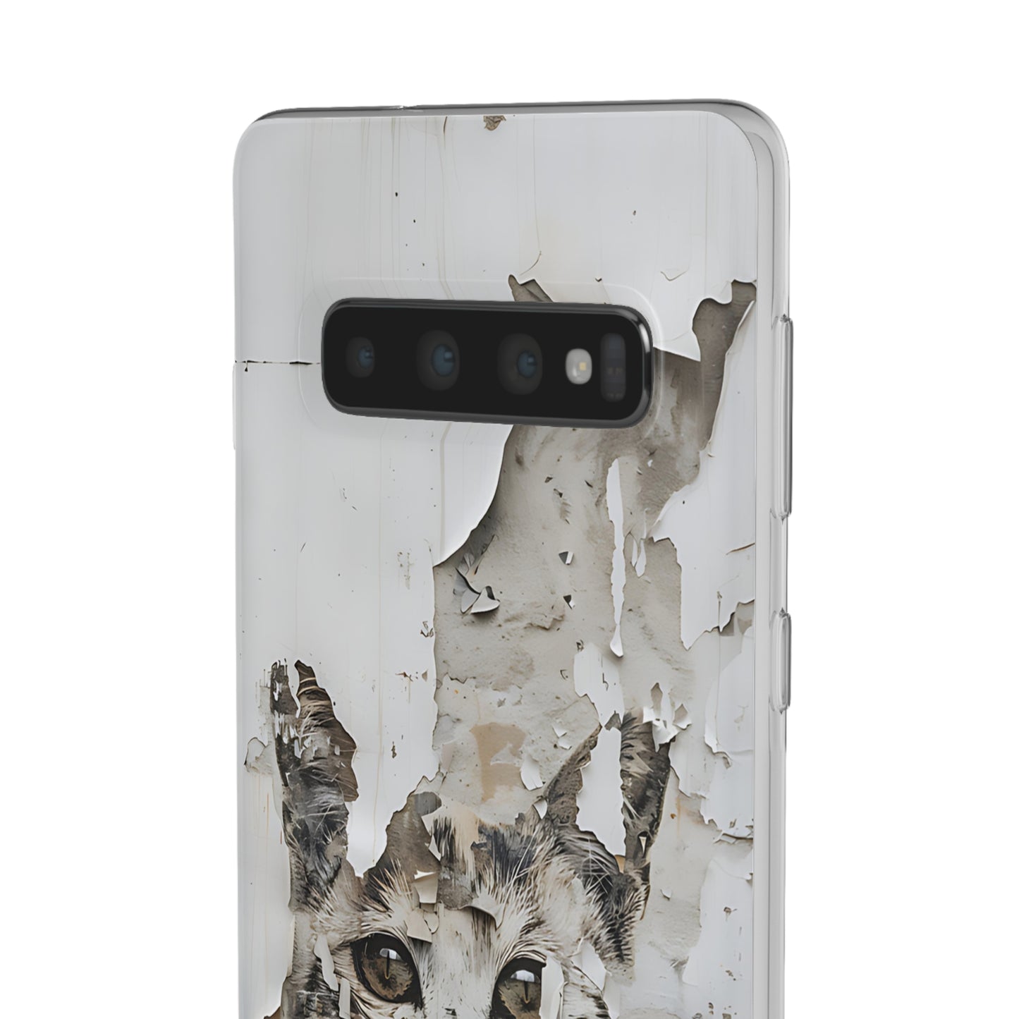 Vhils inspired grafitti Cat Phone Case